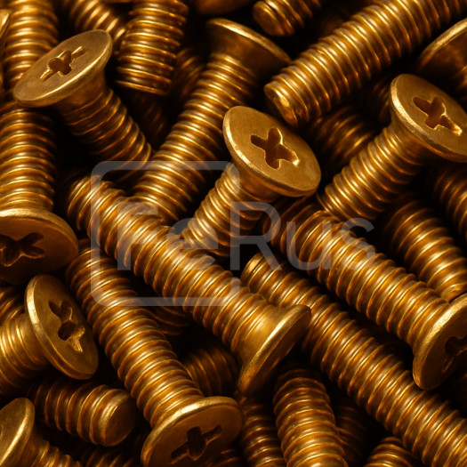 Винт бронзовый М14 шаг резьбы 2 мм БрАМц9-2 ГОСТ 1759.0-87