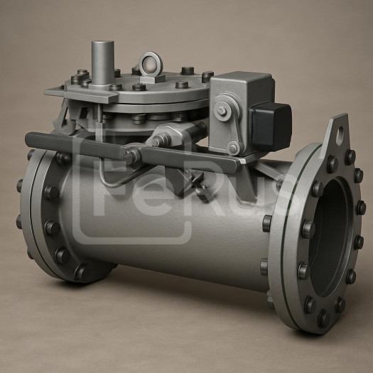 Клапан отсечной быстродействующий (ПЗК) Ду500